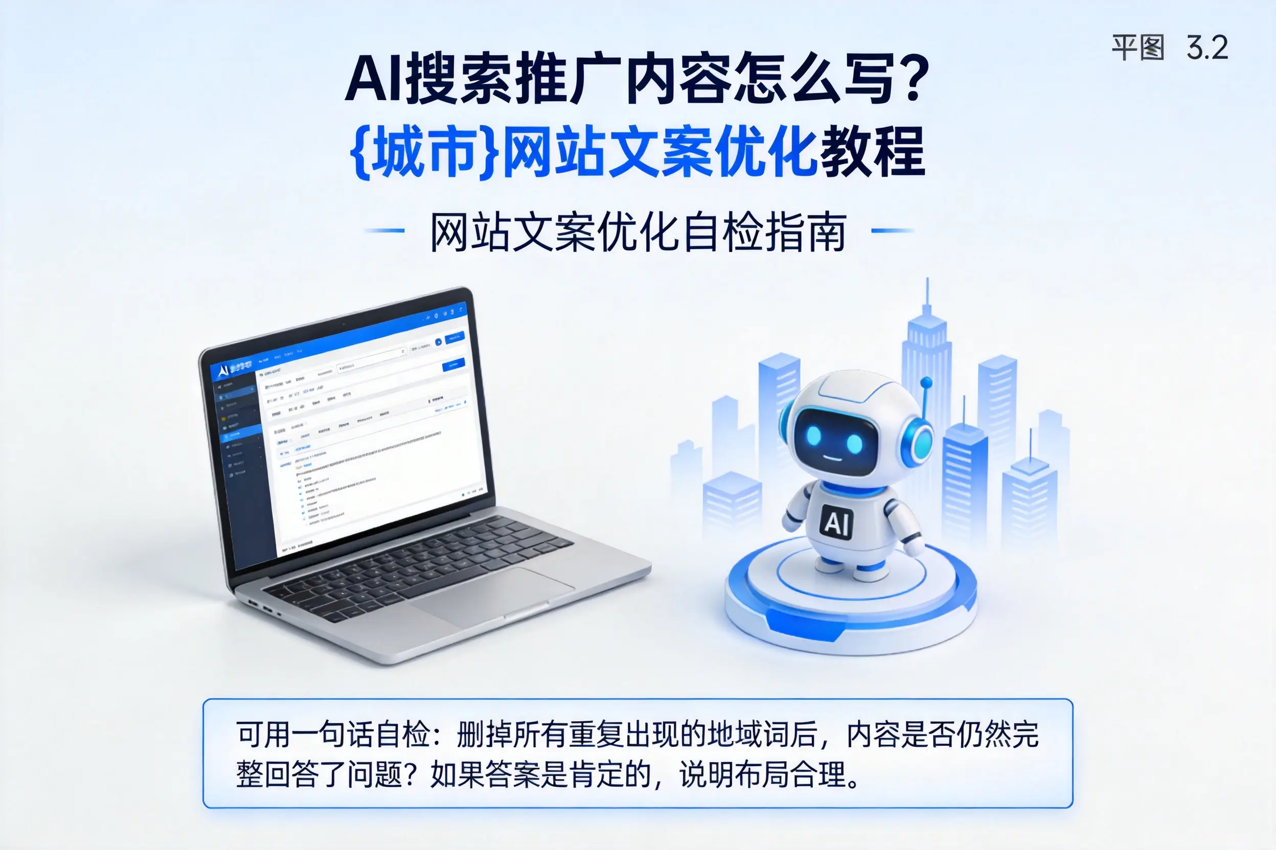 AI搜索推广内容怎么写？徐州网站文案优化教程