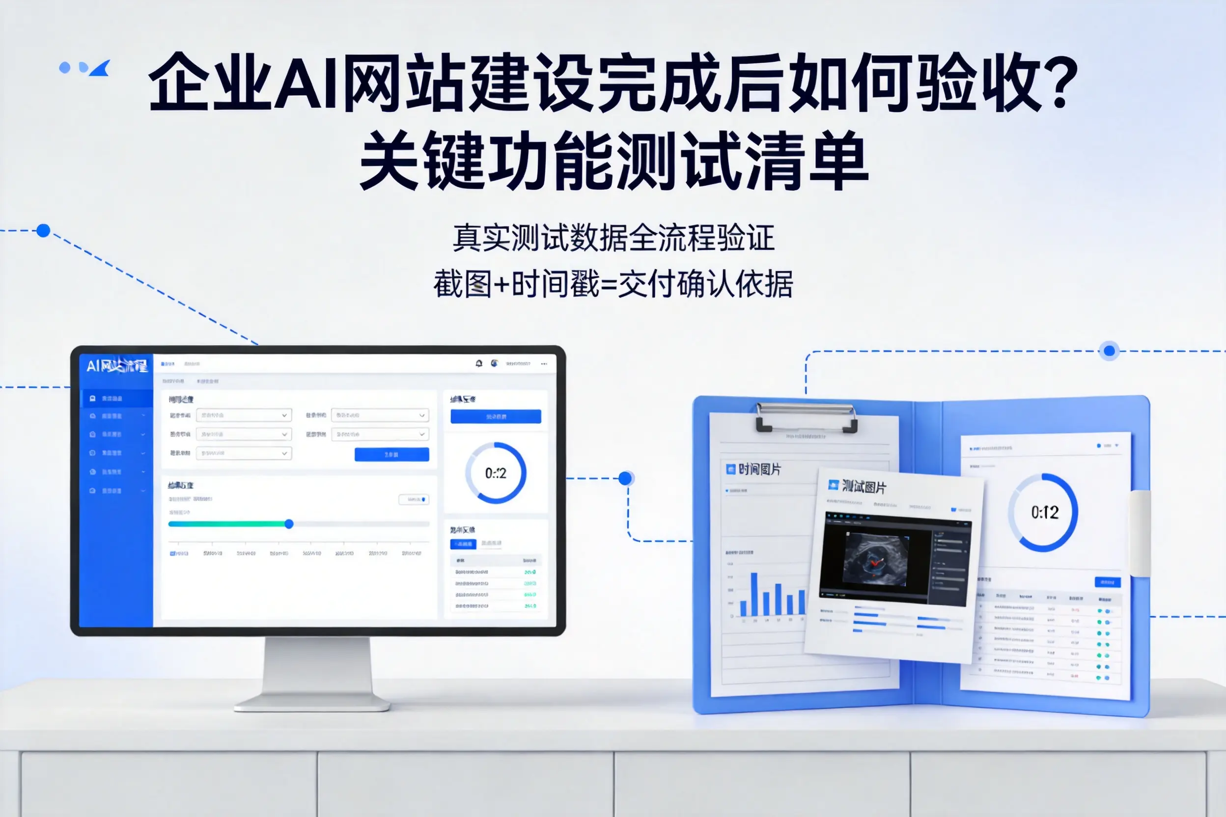 徐州企业AI网站建设完成后如何验收?关键功能测试清单
