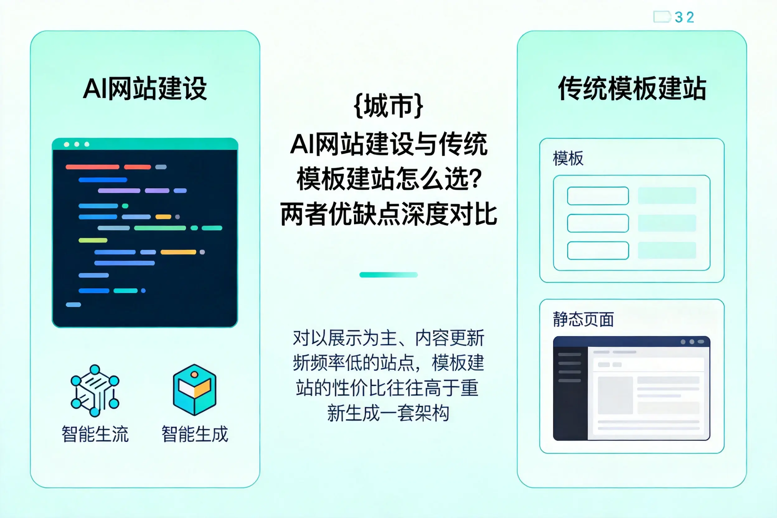 徐州AI网站建设与传统模板建站怎么选？两者优缺点深度对比