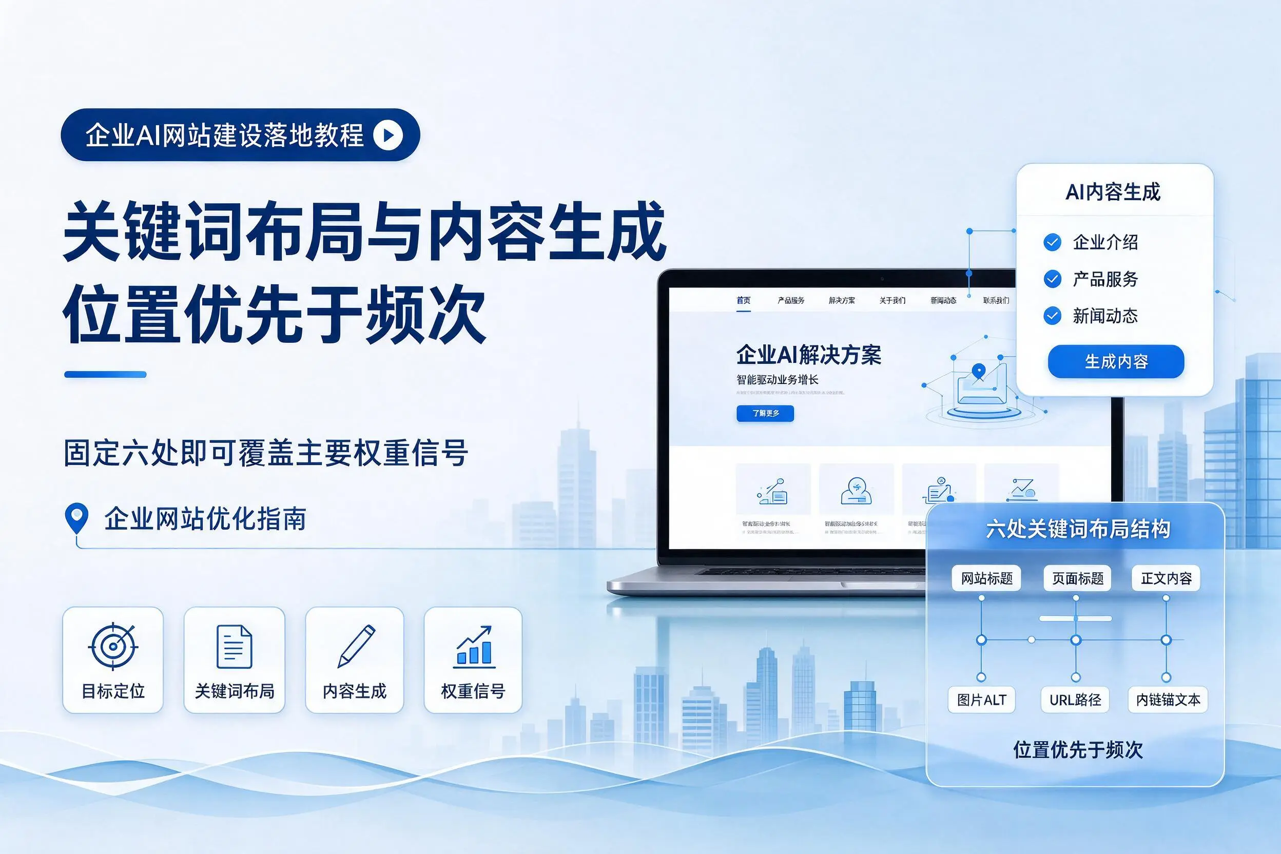 徐州企业AI网站建设落地教程:关键词布局与内容生成